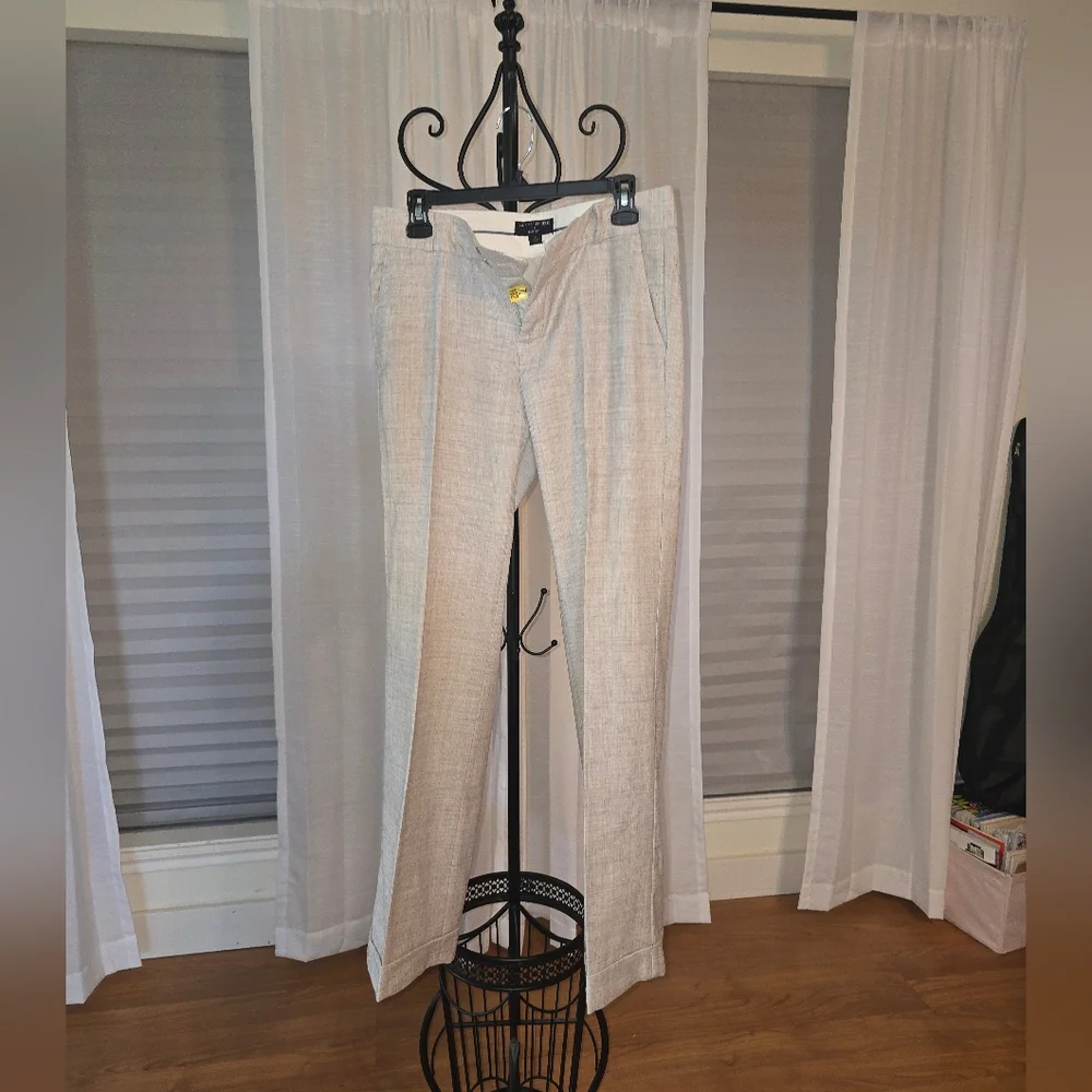 Banana Republic Subtle Gray Trousers sz 8 - Picture 3 of 11